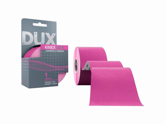 Bandagem Neuromuscular Elástica Adesiva - Kinextape – 500x5cm - DUX Bandagem Neuromuscular Elástica Adesiva - Kinextape – 500x5cm - DUX