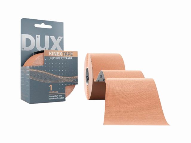 Bandagem Neuromuscular Elástica Adesiva - Kinextape – 500x5cm - DUX Bandagem Neuromuscular Elástica Adesiva - Kinextape – 500x5cm - DUX