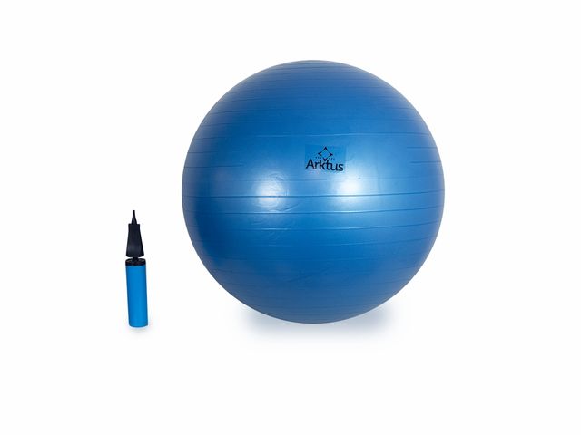Bola Exercicios Hidrolight 65cm C/ Bomba Yoga Pilates Roxa