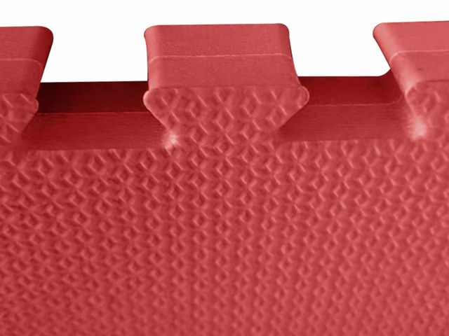 Tatame em EVA com Novo Sistema de Encaixe - 1x1m - Vermelho - Arktus - ENQUANTO DURAREM OS ESTOQUES