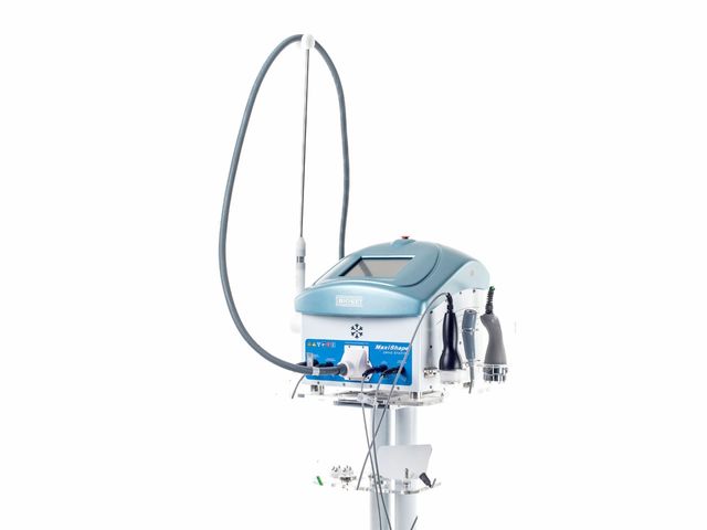 MaxiShape Cryo Station Bioset - Aparelho de Radiofrequência, RF com Refrigeração, Ultracavitação e PSW e LED