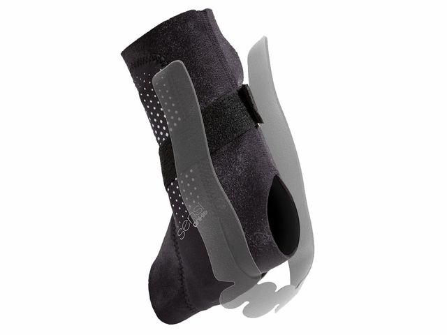 Tornozeleira Sensi Ankle – com Tala Estabilizadora - Preto – Esquerda – Kestal Tornozeleira Sensi Ankle – com Tala Estabilizadora - Preto – Esquerda – Kestal