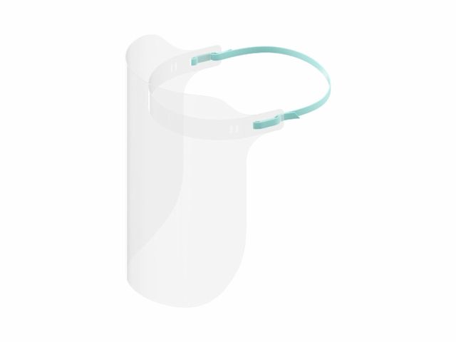 Máscara Protetora Facial - Face Shield Reutilizável e Ajustável - 01un - DUX