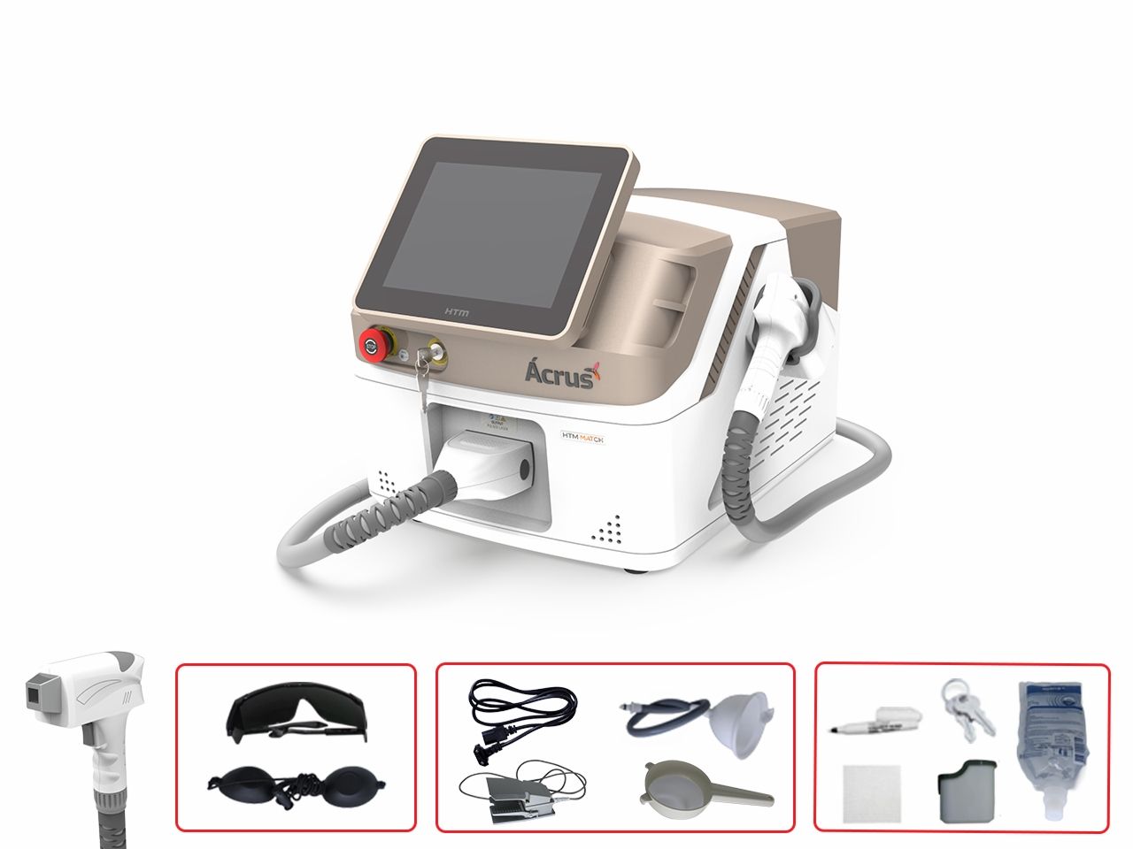 アイケア AAA Arktus | Ácrus HTM – Laser de Epilação com Aplicador Triple Wave