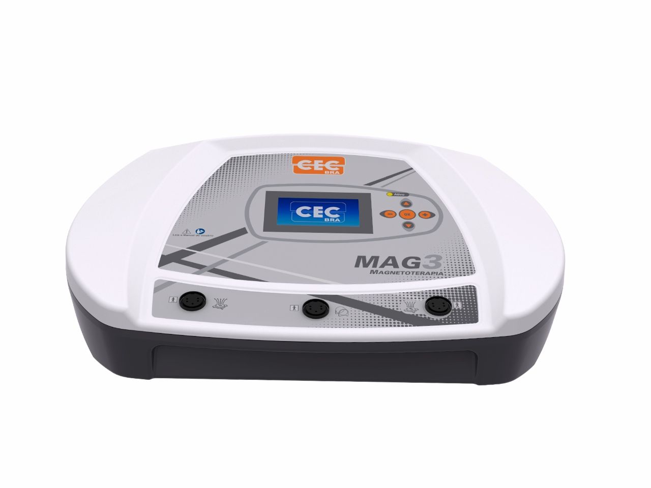 Mini Mag Cecbra - 100 Gauss - 2 Canais - Aparelho de Magnetoterapia Portátil