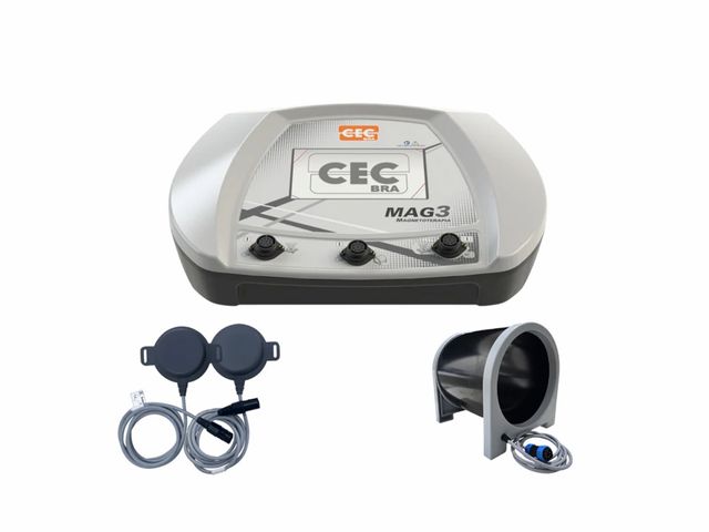 Mag3 Cecbra - Aparelho de Magnetoterapia - 150 Gauss – 03 Canais