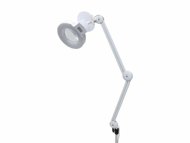 Kit Lupa Articulada com Suporte Pedestal - com Rodízios - LED 5D - Arktus Kit Lupa Articulada com Suporte Pedestal - com Rodízios - LED 5D - Arktus