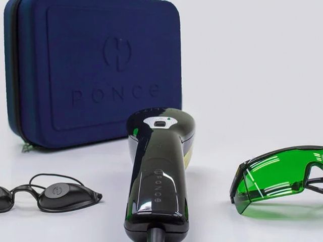 Vitality Ponce - Preto - Aparelho de Fototerapia + Maleta Azul 