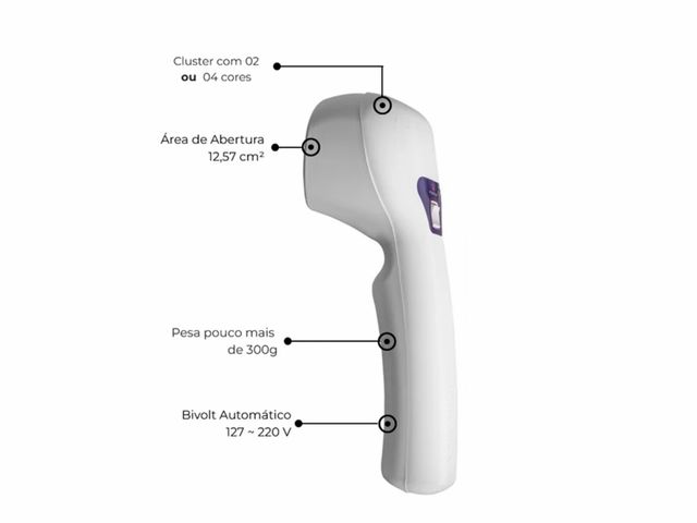 Vitality Ponce - Branco - Aparelho de Fototerapia + Maleta Azul