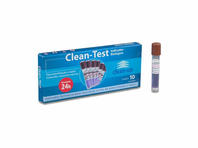 Indicador Biológico Clean Test - com 10 unidades Clean Up