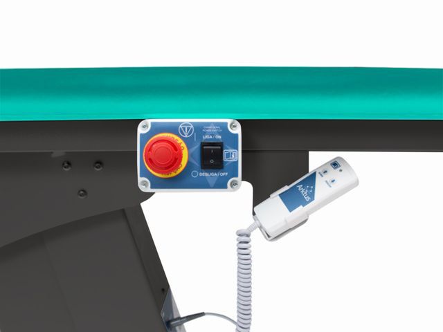 Maca Elétrica com Orifício para o Rosto e Regulagem de Braços - Preta - Arktus Maca Elétrica com Orifício para o Rosto e Regulagem de Braços - Preta - Arktus