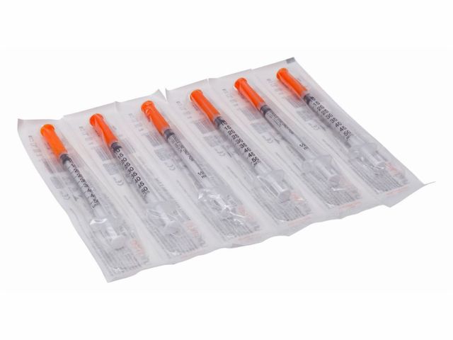 Seringa para Insulina com Agulha - 1mL - 8mmx0,30mm - 30g - Uniqmed Seringa para Insulina com Agulha - 1mL - 8mmx0,30mm - 30g - Uniqmed