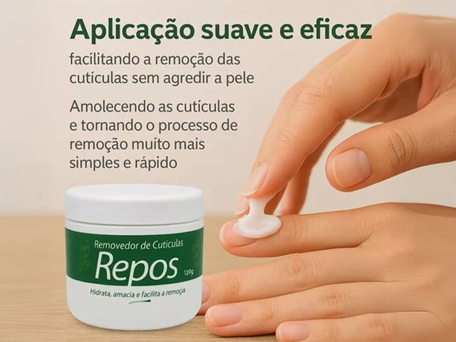 Creme Removedor de Cutículas - 120g - Repos Creme Removedor de Cutículas - 120g - Repos