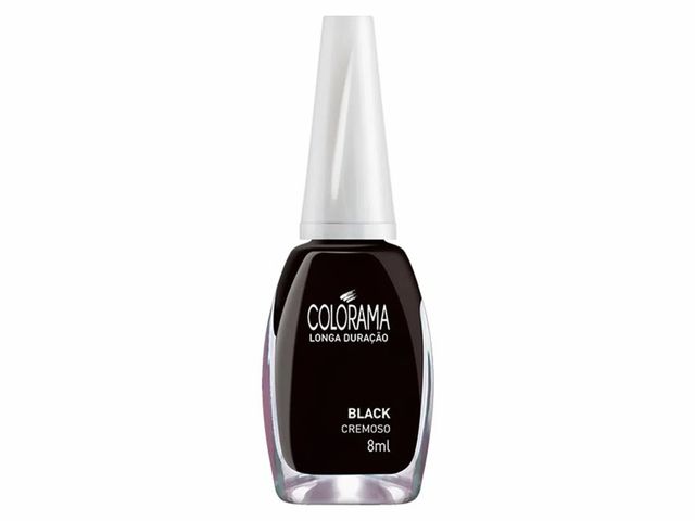 Esmalte Cremoso - Black - 8ml - Colorama Esmalte Cremoso - Black - 8ml - Colorama