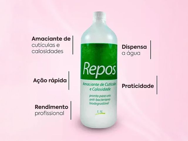 Amaciante de Cutículas e Calosidades - 1,1L - Repos Amaciante de Cutículas e Calosidades - 1,1L - Repos