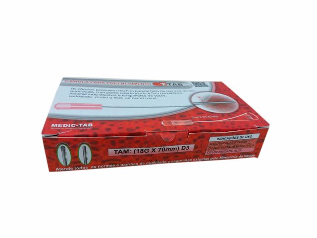 Microcânula para Preenchimento - 18G . 1,2x70mm - com Agulha Aux. - TAB Instrumentos Microcânula para Preenchimento - 18G . 1,2x70mm - com Agulha Aux. - TAB Instrumentos