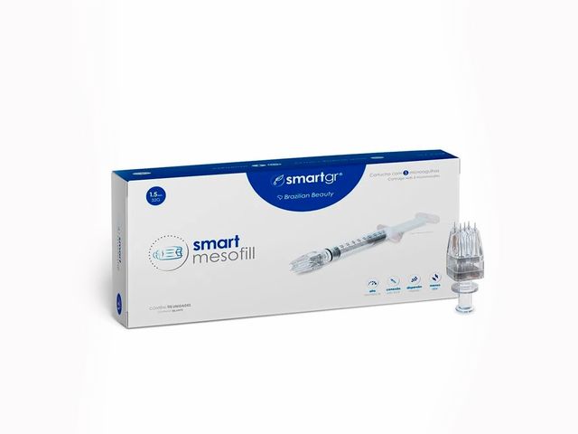 Smart Mesofill - Cartucho com 05 Microagulhas - 32G - 05un - Smart GR