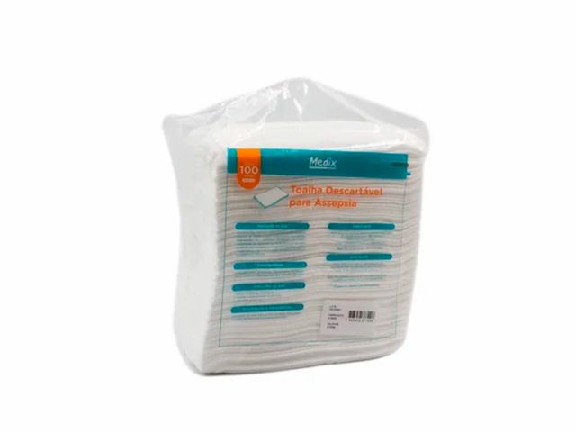 Toalha Descartável para Assepsia – 30x35cm – 100 Unidades – Medix Brasil Toalha Descartável para Assepsia – 30x35cm – 100 Unidades – Medix Brasil
