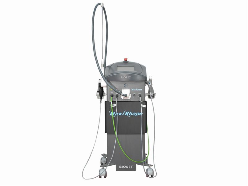 MaxiShape Cryo Station Bioset - Aparelho de Radiofrequência, RF com Refrigeração, Ultracavitação e PSW e LED