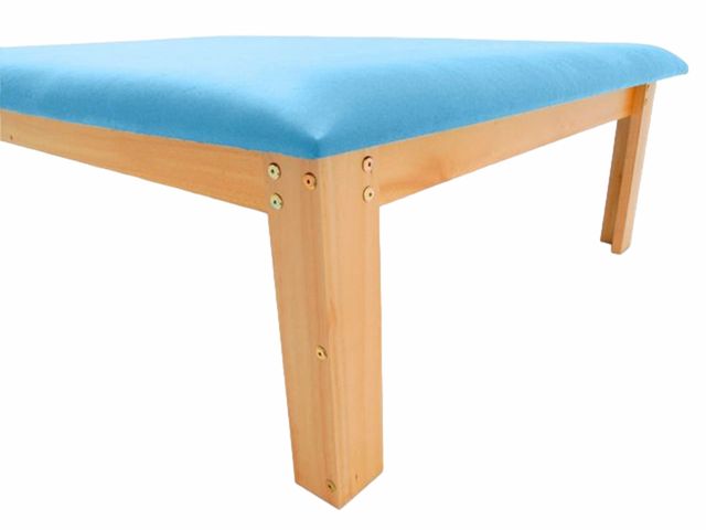Maca Divã Tablado - Azul Claro - Arktus