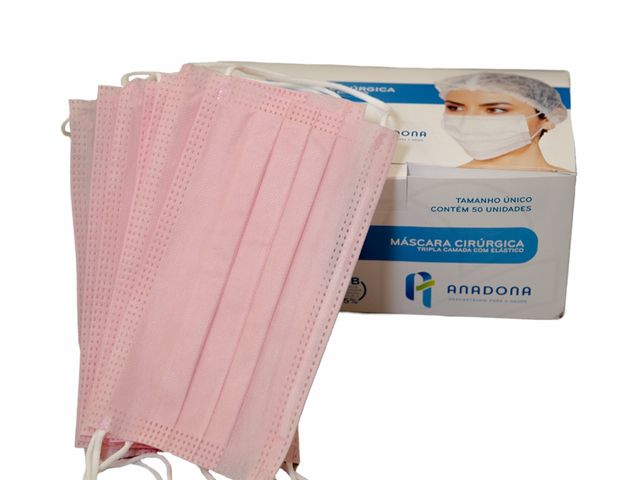Mascara Cirúrgica Descartável - 50 Unidades - Anadona Mascara Cirúrgica Descartável - 50 Unidades - Anadona