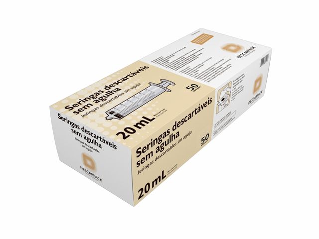 Seringa Luer Lock - Sem Agulha - Descarpack