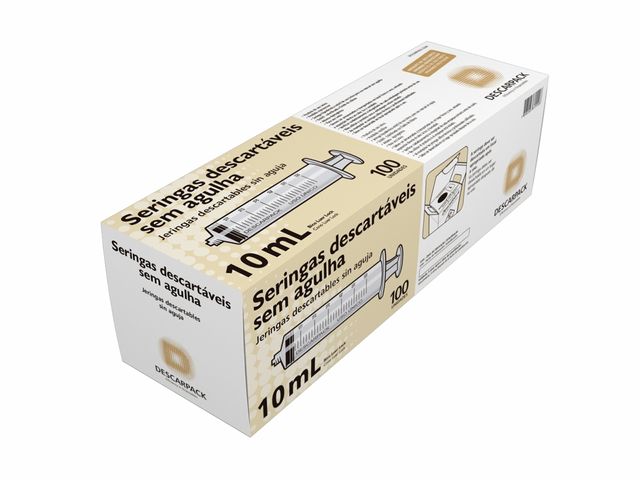 Seringa Luer Lock - Sem Agulha - Descarpack