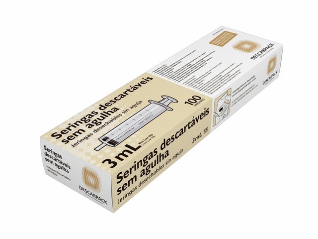 Seringa Luer Slip - Sem Agulha - Descarpack