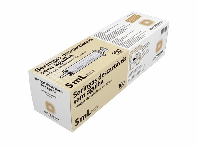 Seringa Luer Slip - Sem Agulha - Descarpack Seringa Luer Slip - Sem Agulha - Descarpack