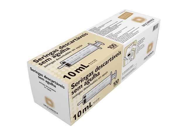 Seringa Luer Slip - Sem Agulha - Descarpack Seringa Luer Slip - Sem Agulha - Descarpack