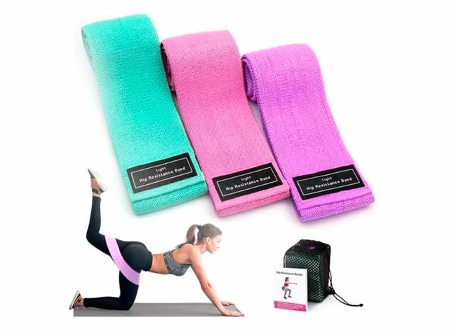 Kit Faixas Elásticas - Hip Resistance Bands - Alux Kit Faixas Elásticas - Hip Resistance Bands - Alux