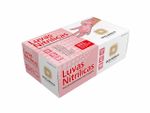 Luva Descartável Nitrílica - Rosa - Sem Pó - 100Un - Descarpack