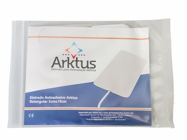 Eletrodo Autoadesivo 5x10cm – 4 Unidades – Arktus