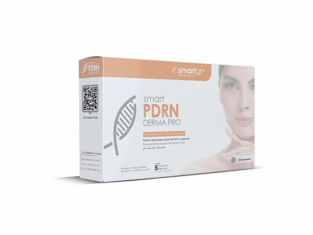 Smart PDRN Derma PRO - Fluído Rejuvenescedor - 5 Frascos de 3mL - Smart GR