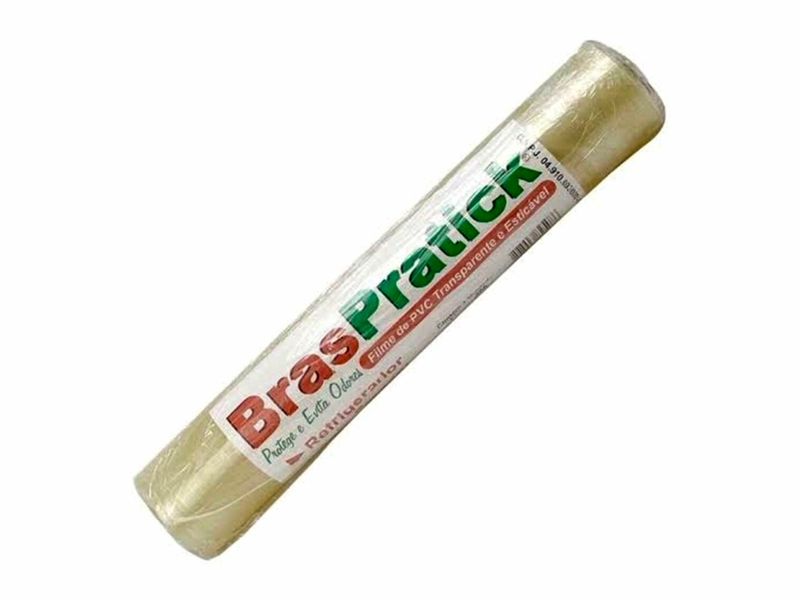 Filme de PVC Transparente - 300 metros - Braspratick