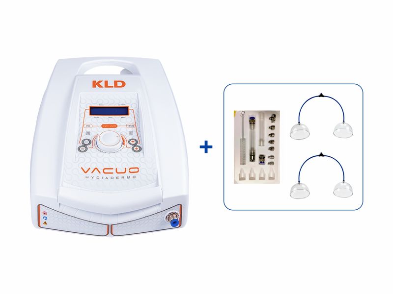 Hygiadermo Vácuo + Kit Caneta Diamantada + Ventosas Pump Up 160mm e 190mm ─ KLD