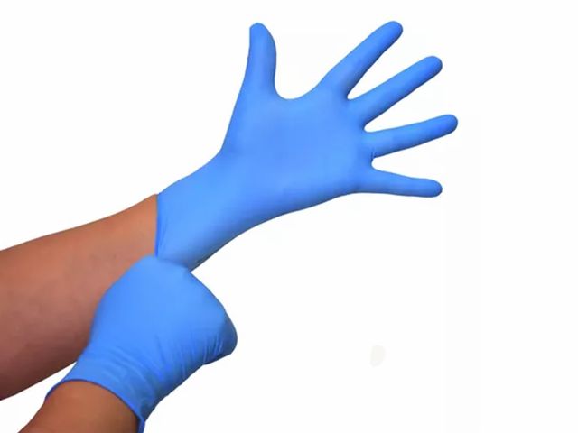 Luva de Nitrilo – Azul – Uso Geral – 100 Unidades – Medix Brasil