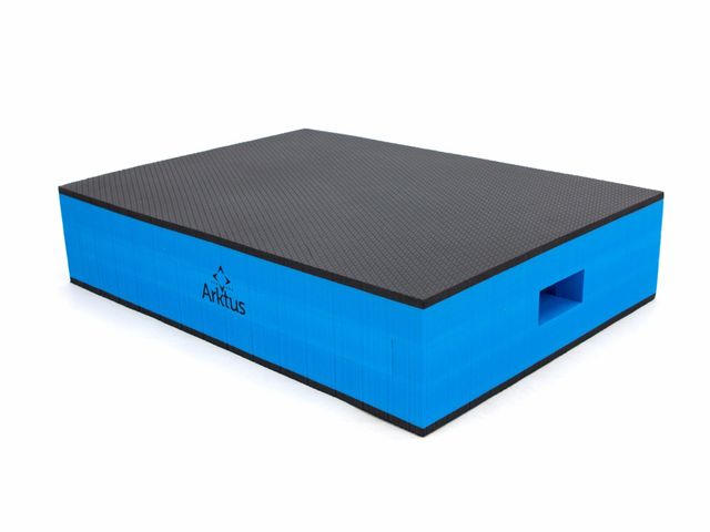 Step em EVA – 60x30x10 cm – Azul e Preto – Arktus Step em EVA – 60x30x10 cm – Azul e Preto – Arktus