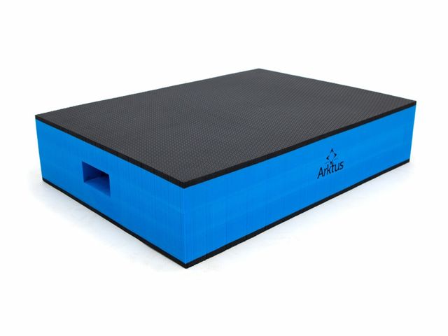 Step em EVA – 60x30x10 cm – Azul e Preto – Arktus Step em EVA – 60x30x10 cm – Azul e Preto – Arktus