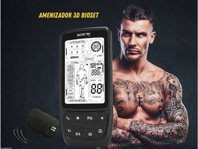 Biostim 3D Amenizador – Equipamento para Redução de Dor em Tatuagem (ANVISA)