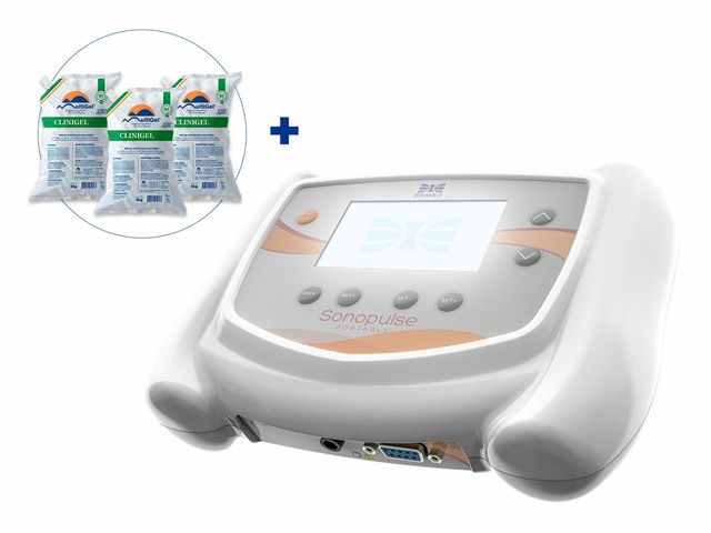 Sonopulse 1 e 3 mhz + gel 3kg - Ibramed