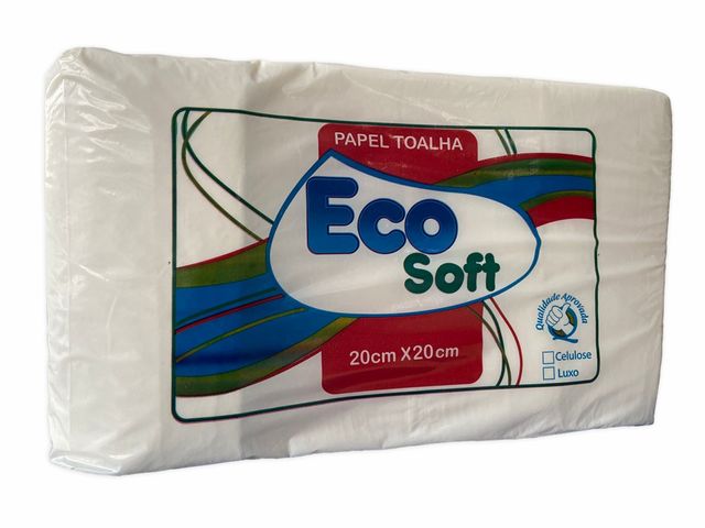 Papel Toalha Descartável – Interfolha – 1000 Folhas . 20x20cm – Ecosoft Papel Toalha Descartável – Interfolha – 1000 Folhas . 20x20cm – Ecosoft