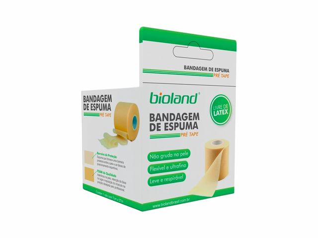 Bandagem de Espuma – 7cm x 27m – Bioland Bandagem de Espuma – 7cm x 27m – Bioland