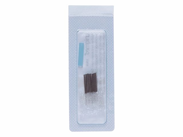 Agulhas para acupuntura 0,18X8MM 100UN - UNIQMED Agulhas para acupuntura 0,18X8MM 100UN - UNIQMED
