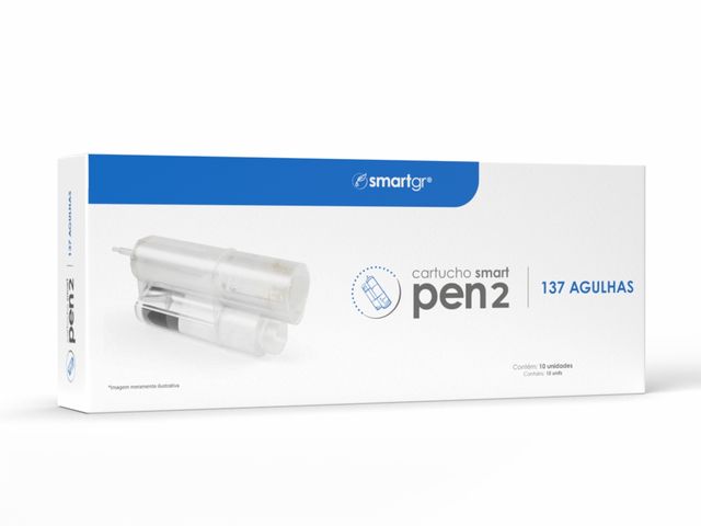 Cartucho Smart Pen 2 - Caixa com 10 unidades - Smart GR