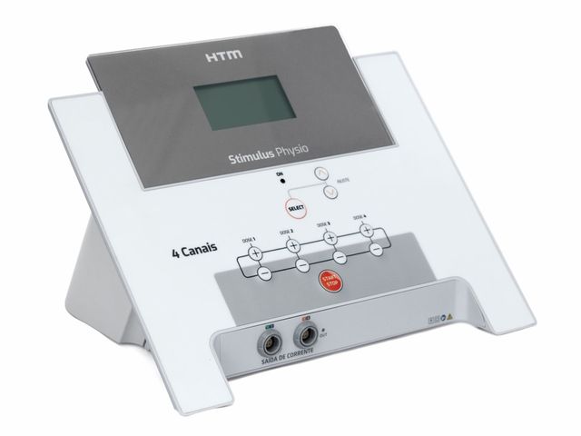 Stimulus Physio Htm 4 Canais Correntes Tens/Fes + Gel Condutor Incolor + Mesa Auxiliar