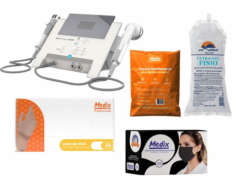 Kit Fisio Iniciante - Com Ultrassom e Multicorrentes - HTM