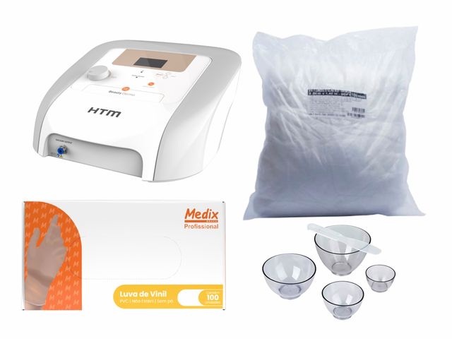 Kit Estética Corporal Iniciante - Com Vacuoterapia, Ventosaterapia e Acessórios - HTM Kit Estética Corporal Iniciante - Com Vacuoterapia, Ventosaterapia e Acessórios - HTM