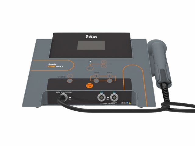 SONIC FISIO MAXX - Ultrassom 1 e 3 MHz + Correntes Terapêuticas - HTM