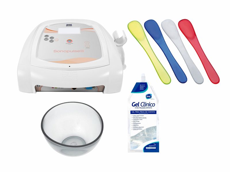 Sonopulse III + Gel Bag 1Kg + Cubeta 350Ml + Espátula - Ibramed